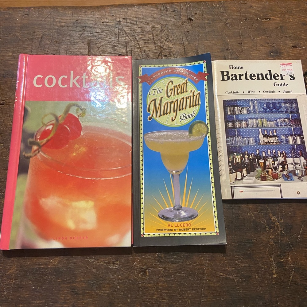 Book Bundle  Alcoholic Drink Recipes Set of 3